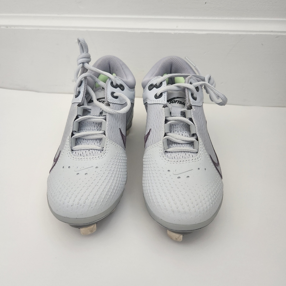 Nike React Hyperdiamond 4 Gray Softball Cleats Wo… - image 8